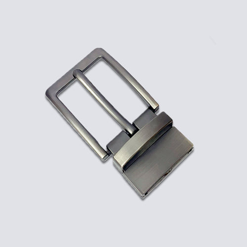 2 in 1 Reversible Buckle 35mm - Matt Grey - RoyaltyNow
