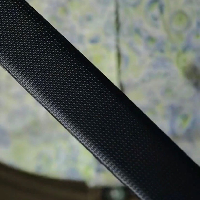 2-in-1 Reversible Leather Belt Needle Texture