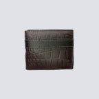 Leather Wallet - Crocodile - BLK - BRN - RoyaltyNow