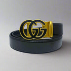 Brand Logo Men's Autolock Leather Belt - 1250 RoyaltyNow