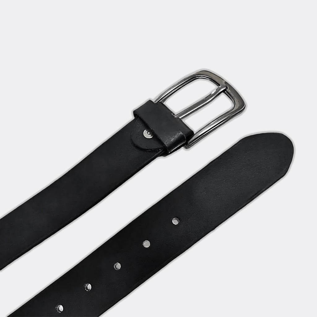 Full Grain Black Softy Premium Leather Belt