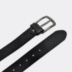 Full Grain Black Softy Premium Leather Belt