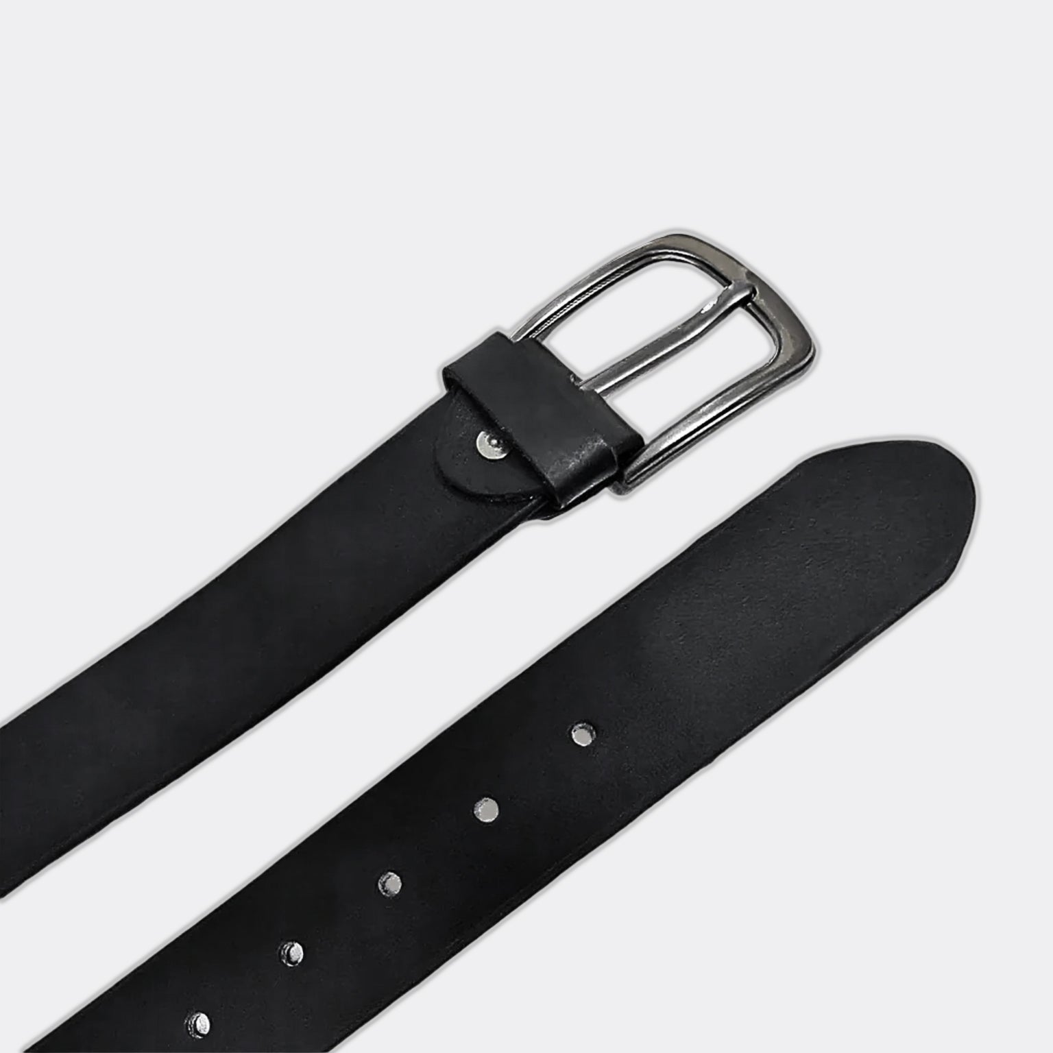 Full Grain Black Softy Premium Leather Belt