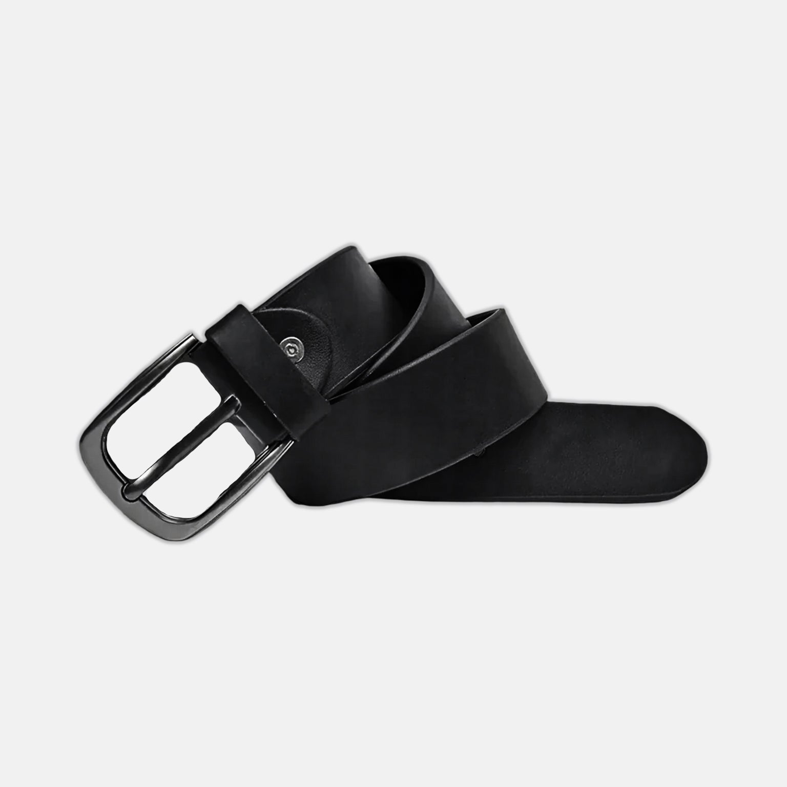 Full Grain Black Softy Premium Leather Belt