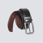 2-in-1 Reversible Leather Belt Needle Texture - RoyaltyNow