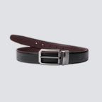 2-in-1 Reversible Leather Belt Needle Texture - RoyaltyNow