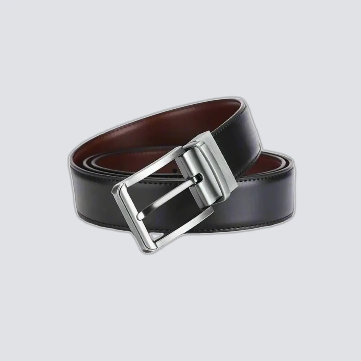 2-in-1 Reversible Leather Belt - RoyaltyNow