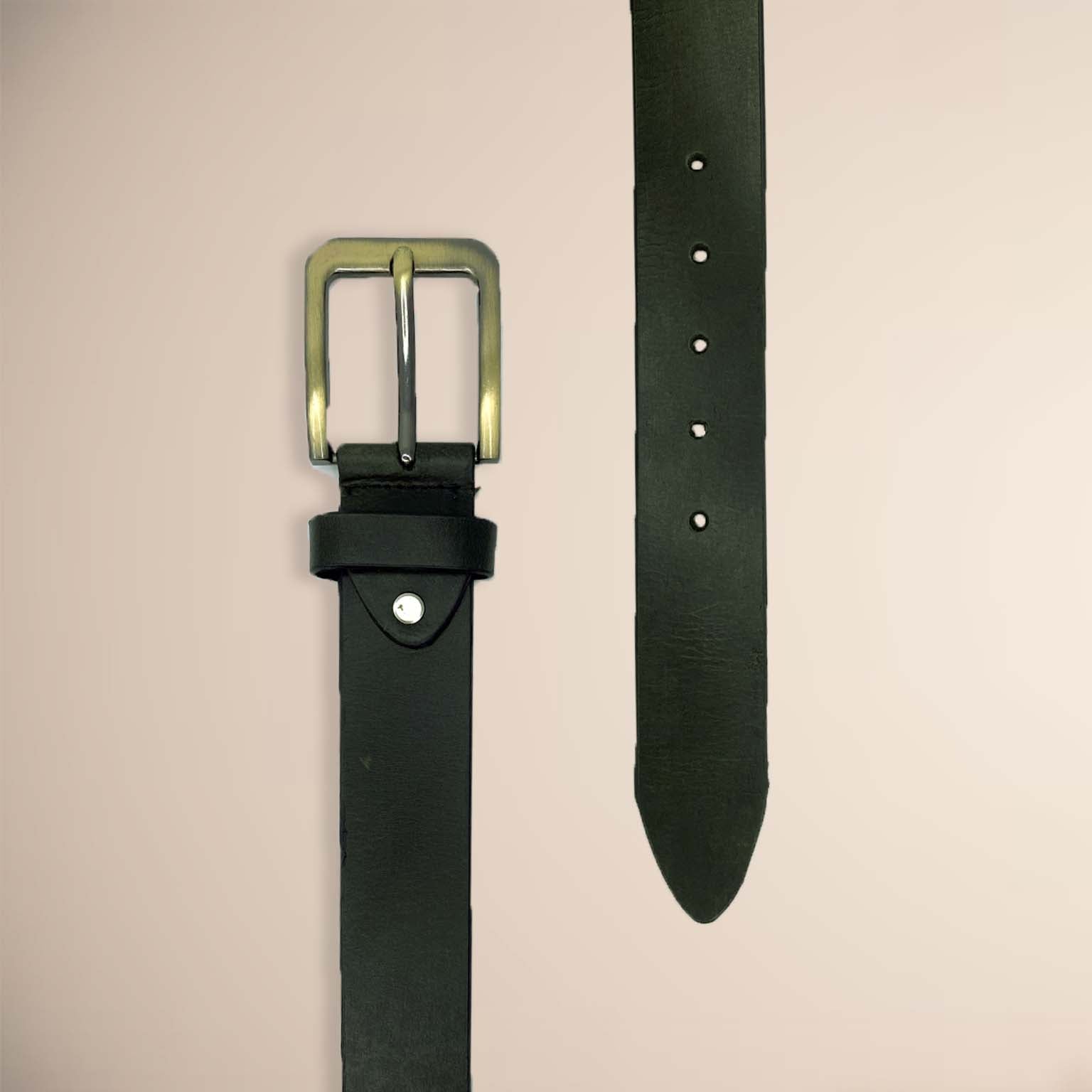 Vintage Skinny Olive Green Leather Belt Royalty Fashion Store