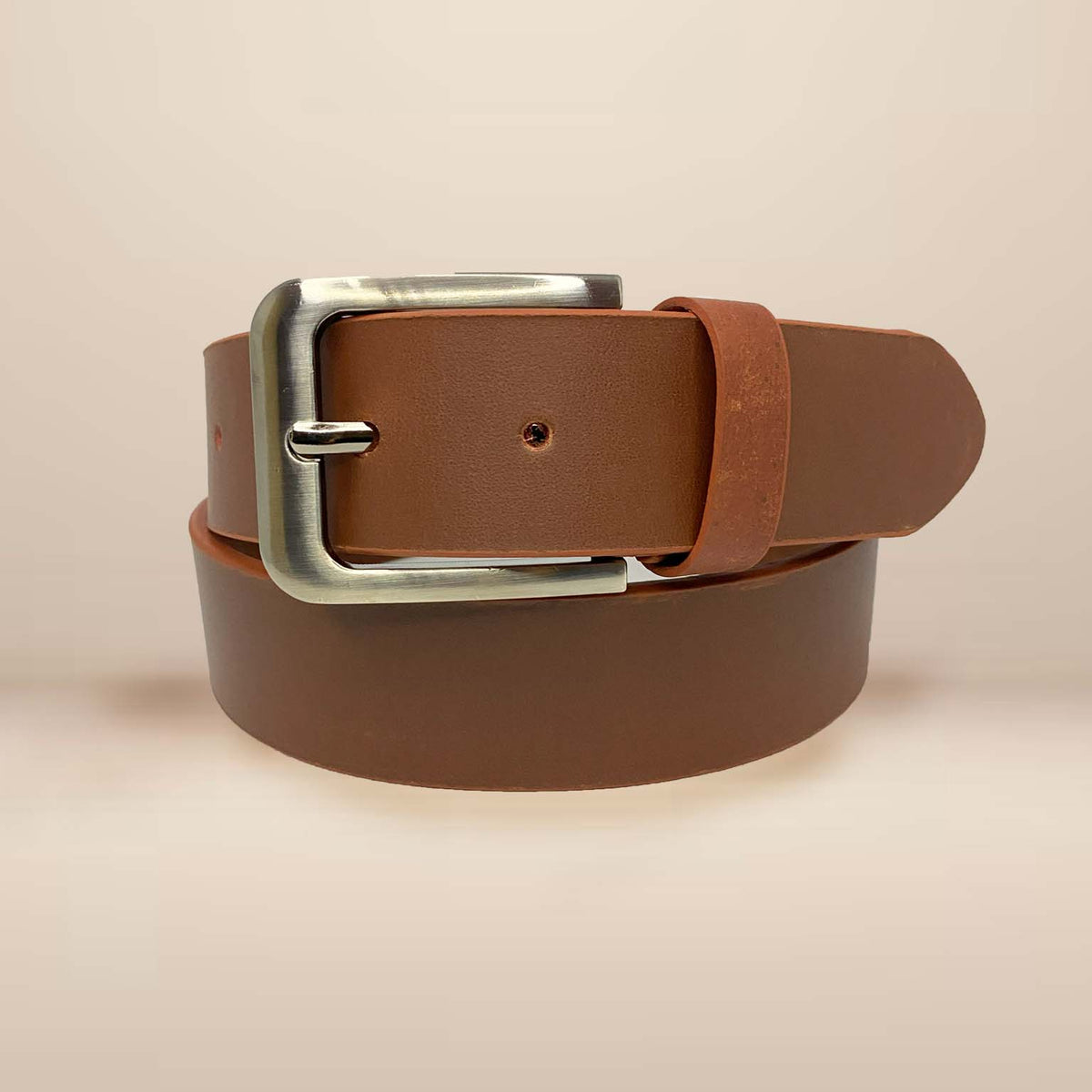 Classic Tan Casual Leather Belt Royalty Fashion Store