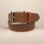 Classic Tan Casual Leather Belt Royalty Fashion Store