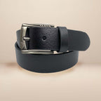 Armani Black Softy 100% Leather Belt Royalty Fashion Store