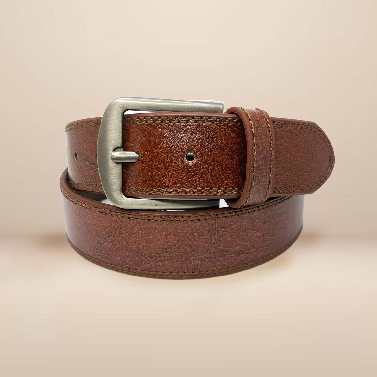Brown Full Grain 100% Leather Belt RoyaltyNow