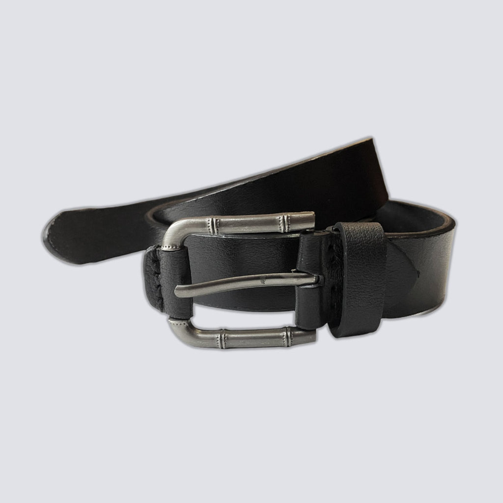 Leather Belt Full Grain Softy Black Royalty Fashion Store