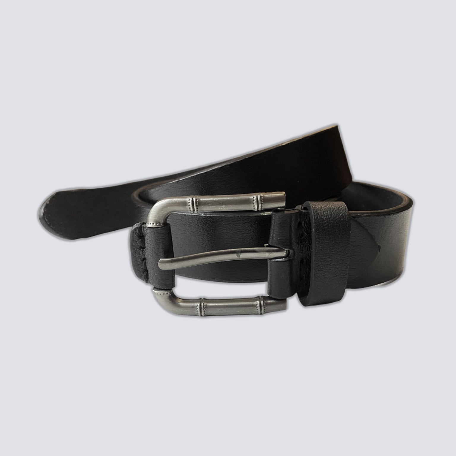 Leather Belt Full Grain Softy Black Royalty Fashion Store